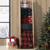 imageEddie Bauer  Blanket Super Soft Reversible Sherpa ampamp Brushed Fleece Bedding Throw Blankets for Couch Ideal for Lounging Cabin Plaid BrownBrownBlack