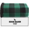imageEddie Bauer  Blanket Super Soft Reversible Sherpa ampamp Brushed Fleece Bedding Throw Blankets for Couch Ideal for Lounging Cabin Plaid BrownGreenBlack