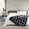 imageEddie Bauer  Blanket Super Soft Reversible Sherpa ampamp Brushed Fleece Bedding Throw Blankets for Couch Ideal for Lounging Cabin Plaid BrownGreyBlack