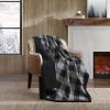 imageEddie Bauer  Blanket Super Soft Reversible Sherpa ampamp Brushed Fleece Bedding Throw Blankets for Couch Ideal for Lounging Cabin Plaid BrownGreyBlack