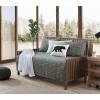 imageEddie Bauer  Daybed Set Reversible Cotton Bedding with Matching Shams ampamp Decorative Pillow Cover Lightweight Home Decor for All Seasons Troutdale Green Daybed