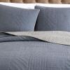 imageEddie Bauer  Queen Quilt Set Cotton Reversible Bedding with Matching Shams Lightweight Home Decor for All Seasons Salmon Ladder Multi QueenBlue