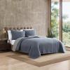 imageEddie Bauer  Queen Quilt Set Cotton Reversible Bedding with Matching Shams Lightweight Home Decor for All Seasons Salmon Ladder Multi QueenBlue