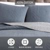 imageEddie Bauer  Queen Quilt Set Cotton Reversible Bedding with Matching Shams Lightweight Home Decor for All Seasons Salmon Ladder Multi QueenBlue