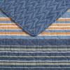 imageEddie Bauer  Queen Quilt Set Cotton Reversible Bedding with Matching Shams Lightweight Home Decor for All Seasons Salmon Ladder Multi QueenBlueGreenOrange