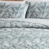 imageEddie Bauer  Queen Quilt Set Cotton Reversible Bedding with Matching Shams Lightweight Home Decor for All Seasons Salmon Ladder Multi QueenFern Garden Green