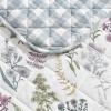imageEddie Bauer  Queen Quilt Set Cotton Reversible Bedding with Matching Shams Lightweight Home Decor for All Seasons Salmon Ladder Multi QueenFlower Field Green