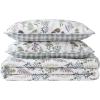 imageEddie Bauer  Queen Quilt Set Cotton Reversible Bedding with Matching Shams Lightweight Home Decor for All Seasons Salmon Ladder Multi QueenFlower Field Green