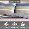 imageEddie Bauer  Queen Quilt Set Cotton Reversible Bedding with Matching Shams Lightweight Home Decor for All Seasons Salmon Ladder Multi QueenSalmon Ladder Multi