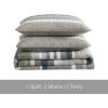 imageEddie Bauer  Queen Quilt Set Cotton Reversible Bedding with Matching Shams Lightweight Home Decor for All Seasons Salmon Ladder Multi QueenSalmon Ladder Beige