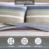imageEddie Bauer  Queen Quilt Set Cotton Reversible Bedding with Matching Shams Lightweight Home Decor for All Seasons Salmon Ladder Multi QueenSalmon Ladder Beige