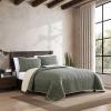 imageEddie Bauer  Queen Quilt Set Cotton Reversible Bedding with Matching Shams Lightweight Home Decor for All Seasons Salmon Ladder Multi QueenTroutdale Green