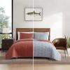 imageEddie Bauer  Queen Quilt Set Cotton Reversible Bedding with Matching Shams Lightweight Home Decor for All Seasons Salmon Ladder Multi QueenTroutdale Orange