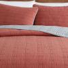 imageEddie Bauer  Queen Quilt Set Cotton Reversible Bedding with Matching Shams Lightweight Home Decor for All Seasons Salmon Ladder Multi QueenTroutdale Orange