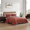 imageEddie Bauer  Queen Quilt Set Cotton Reversible Bedding with Matching Shams Lightweight Home Decor for All Seasons Salmon Ladder Multi QueenTroutdale Orange