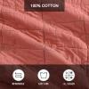 imageEddie Bauer  Queen Quilt Set Cotton Reversible Bedding with Matching Shams Lightweight Home Decor for All Seasons Salmon Ladder Multi QueenTroutdale Orange