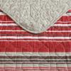 imageEddie Bauer  Queen Quilt Set Cotton Reversible Bedding with Matching Shams Lightweight Home Decor for All Seasons Salmon Ladder Multi QueenYakima Red