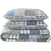 imageEddie Bauer  Queen Quilt Set Reversible Cotton Bedding with Matching Shams Patchwork Home Decor with Plaid Reverse Cozy Plaid Patchwork BlueGreen QueenCozy Plaid Patchwork BlueGreen