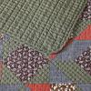 imageEddie Bauer  Queen Quilt Set Reversible Cotton Bedding with Matching Shams Patchwork Home Decor with Plaid Reverse Cozy Plaid Patchwork BlueGreen QueenBlock Patchwork Green