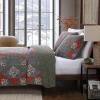 imageEddie Bauer  Queen Quilt Set Reversible Cotton Bedding with Matching Shams Patchwork Home Decor with Plaid Reverse Cozy Plaid Patchwork BlueGreen QueenBlock Patchwork Green