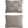 imageEddie Bauer  Queen Quilt Set Reversible Cotton Bedding with Matching Shams Patchwork Home Decor with Plaid Reverse Cozy Plaid Patchwork BlueGreen QueenGingham Patchwork Brown