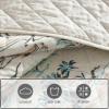 imageEddie Bauer  Quilt Set Super Soft Bedding with Matching Sham Silky Smooth ampamp Breathable Classic Home Essentials Diamond Floral Green TwinAlani Island Conversation Beige