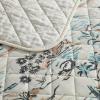 imageEddie Bauer  Quilt Set Super Soft Bedding with Matching Sham Silky Smooth ampamp Breathable Classic Home Essentials Diamond Floral Green TwinAlani Island Conversation Beige