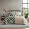 imageEddie Bauer  Quilt Set Super Soft Bedding with Matching Sham Silky Smooth ampamp Breathable Classic Home Essentials Diamond Floral Green TwinDiamond Floral Green
