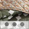imageEddie Bauer  Quilt Set Super Soft Bedding with Matching Sham Silky Smooth ampamp Breathable Classic Home Essentials Diamond Floral Green TwinDiamond Floral Green