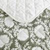 imageEddie Bauer  Quilt Set Super Soft Bedding with Matching Sham Silky Smooth ampamp Breathable Classic Home Essentials Diamond Floral Green TwinGarden Bloom Green