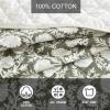imageEddie Bauer  Quilt Set Super Soft Bedding with Matching Sham Silky Smooth ampamp Breathable Classic Home Essentials Diamond Floral Green TwinGarden Bloom Green