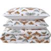 imageEddie Bauer  Quilt Set Super Soft Bedding with Matching Sham Silky Smooth ampamp Breathable Classic Home Essentials Diamond Floral Green TwinWilford Butterfly Beige