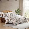 imageEddie Bauer  Quilt Set Super Soft Bedding with Matching Sham Silky Smooth ampamp Breathable Classic Home Essentials Diamond Floral Green TwinWilford Butterfly Beige