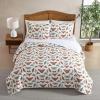 imageEddie Bauer  Quilt Set Super Soft Bedding with Matching Sham Silky Smooth ampamp Breathable Classic Home Essentials Diamond Floral Green TwinWilford Butterfly Beige