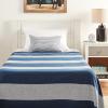 imageEddie Bauer  Twin Blanket Lightweight Cotton Bedding Home Decor for All Seasons Boylston Navy Stripe TwinBoylston Navy Stripe