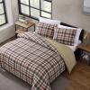 imageEddie Bauer  Twin Duvet Cover Reversible Bedding Set with Matching Shams Cozy Home Decor Astoria Plaid Red TwinRed