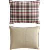 imageEddie Bauer  Twin Duvet Cover Reversible Bedding Set with Matching Shams Cozy Home Decor Astoria Plaid Red TwinRed
