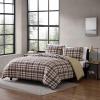 imageEddie Bauer  Twin Duvet Cover Reversible Bedding Set with Matching Shams Cozy Home Decor Astoria Plaid Red TwinRed