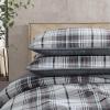 imageEddie Bauer  Twin Quilt Set Reversible Cotton Bedding with Matching Sham Home Decor for All Seasons Camano Island Red TwinAlder Plaid Grey