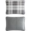 imageEddie Bauer  Twin Quilt Set Reversible Cotton Bedding with Matching Sham Home Decor for All Seasons Camano Island Red TwinAlder Plaid Grey