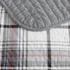 imageEddie Bauer  Twin Quilt Set Reversible Cotton Bedding with Matching Sham Home Decor for All Seasons Camano Island Red TwinAlder Plaid Grey