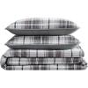 imageEddie Bauer  Twin Quilt Set Reversible Cotton Bedding with Matching Sham Home Decor for All Seasons Camano Island Red TwinAlder Plaid Grey
