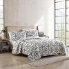 imageEddie Bauer  Twin Quilt Set Reversible Cotton Bedding with Matching Sham Home Decor for All Seasons Camano Island Red TwinArrowhead Charcoal