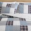 imageEddie Bauer  Twin Quilt Set Reversible Cotton Bedding with Matching Sham Home Decor for All Seasons Camano Island Red TwinCamano Island Plum