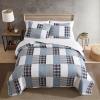 imageEddie Bauer  Twin Quilt Set Reversible Cotton Bedding with Matching Sham Home Decor for All Seasons Camano Island Red TwinCamano Island Plum