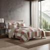 imageEddie Bauer  Twin Quilt Set Reversible Cotton Bedding with Matching Sham Home Decor for All Seasons Camano Island Red TwinCamano Island Red
