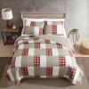 imageEddie Bauer  Twin Quilt Set Reversible Cotton Bedding with Matching Sham Home Decor for All Seasons Camano Island Red TwinCamano Island Red