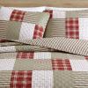imageEddie Bauer  Twin Quilt Set Reversible Cotton Bedding with Matching Sham Home Decor for All Seasons Camano Island Red TwinCamano Island Red