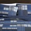 imageEddie Bauer  Twin Quilt Set Reversible Cotton Bedding with Matching Sham Home Decor for All Seasons Camano Island Red TwinEastmont Navy