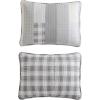 imageEddie Bauer  Twin Quilt Set Reversible Cotton Bedding with Matching Sham Home Decor for All Seasons Camano Island Red TwinFairview Grey